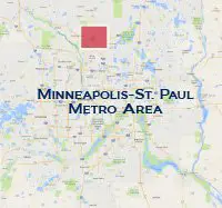 Blaine, Minnesota map area