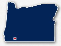 Medford, Oregon map area