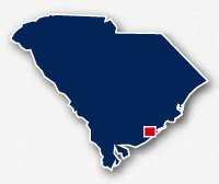 Charleston, South Carolina map area