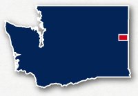 Spokane, Washington map area